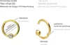 Ohrpiercing, Nasenpiercing, Septum Piercing Titan Produktbild-Vorschau 3
