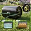 Rouleau de jardin en métal COSTWAY, capacité de 60 litres Voir les images du produit 4