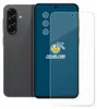 A smartphone and a screen protector are shown side-by-side. Produktbild-Vorschau