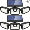 2er LED Solar -Außenleuchten,Bewegungsmelder Produktbild-Vorschau 1