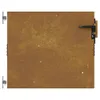 vidaXL Bramka ogrodowa 85x75 cm stal corten Podgląd zdjęcia produktu 3