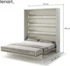 Schrankbett 180 x 200 Vertikal BC-13 Kaschmir LENART BED Produktbild-Vorschau 4