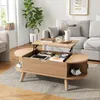 Table basse Merax, réglable en hauteur, avec 2 portes Voir les images du produit 3