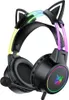 ONIKUMA X15Pro Schwarz Gaming Headset Katzenohren Produktbild-Vorschau 6