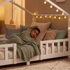 Letto per bambini 'Treviolo' in look casa con protezione Anteprima dell’immagine prodotto 5