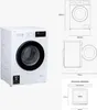 Samsung Waschmaschine WW90FG3M05AWEP 9 kg 1400 U/min Weiß Produktbild-Vorschau 4