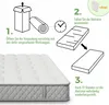 MODFU Klassisches Bett mit Matratze 90x200 Jugendbett Produktbild-Vorschau 6