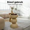 Mica Decorations Luna Salontafel - Nachtkastje Rond met Productafbeelding-voorbeeld 7