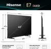 Hisense 43E7Q Fernseher, 43 Zoll, 4K UHD QLED, Smart TV Produktbild-Vorschau 10