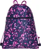 A drawstring backpack with a floral pattern. Produktbild-Vorschau