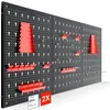 AREBOS 6-tlg. Werkzeugwand 235,2×59,5 cm | Metall Lochwand Produktbild-Vorschau 1