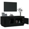 vidaXL Konferenční stolek černý 102x50x44 cm Materiál dřevo Náhled obrázku produktu 5