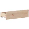 Massivholzbett ohne Matratze mit Kopfteil 200x200 cm Produktbild-Vorschau 9