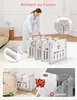 Dripex Laufgitter Laufstall Baby Absperrgitter 14-Paneele Produktbild-Vorschau 2