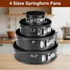 Springform, Set mit 4 Stück, Ø11/18/23/26cm, Backform, Produktbild-Vorschau 2