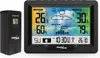 A digital weather station with a wireless sensor, displaying indoor and outdoor temperature, humidity, and barometric pressure. Produktbild-Vorschau