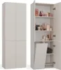 Mobile bagno BDW, cesto portabiancheria, 4 ante Anteprima dell’immagine prodotto 1