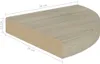 vidaXL Eck-Schweberegale 4 Stk. Eichen-Optik 25x25x3,8 cm Produktbild-Vorschau 14