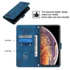 Hülle für iPhone XS Max Prägung Flip Leder Brieftasche Produktbild-Vorschau 5