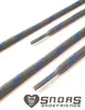 SNORS Sicherheitssenkel rund - GRAU / BLAU - 5mm - 120cm Produktbild-Vorschau 2