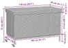 vidaXL Skrzynia ogrodowa na kółkach brązowa 110x55x73 cm Podgląd zdjęcia produktu 7