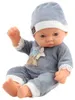 Lean Babypuppe Im Grauen Pyjama Mit Sternenmütze Produktbild-Vorschau 3