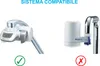 Two Brita water filter attachments shown side-by-side, one with a checkmark and one with an X, indicating compatibility. Náhled obrázku produktu