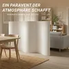 Paravent Séparateur de Pièce Cloison en Bambou Blanc Ècran Voir les images du produit 12