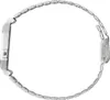 A side view of a silver digital watch with a metal band against a white background. Podgląd zdjęcia produktu