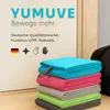 YUMUVE Fitnesshandtuch 125x50 cm | Geräteüberzug | Hellgrau Produktbild-Vorschau 8