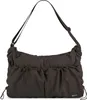 A dark gray-brown Bench shoulder bag is shown against a white background. Anteprima dell’immagine prodotto