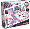 The image shows the packaging of a fashion design toy kit for children. Podgląd zdjęcia produktu