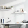 vidaXL Scaffali sospesi, 2 pezzi, bianco lucido, Anteprima dell’immagine prodotto 3