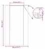 Store vidaXL marron 80 x 160 cm en bambou Voir les images du produit 8