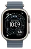 Apple Natural Titanium Finish Band Blu Fluoroelastomero, Anteprima dell’immagine prodotto 4