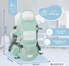 Mobiclinic Kids, Marsupio, 6 in 1, Moley, Multiposizione, Anteprima dell’immagine prodotto 2
