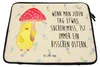 Mr. & Mrs. Panda Laptop Tasche Küken Fliegenpilz 33 x 42 cm Produktbild-Vorschau 2