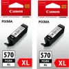 Canon PGI-570PGBK XL Twin Pack - 2er-Pack - 22 ml - XL - Produktbild-Vorschau 2