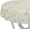 Tischdecke Landhaus Oliven Pastelgrün Rund 140cm Produktbild-Vorschau 1