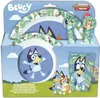 Assiette Bluey micro-ondable 5 pièces pour enfants avec Voir les images du produit 4