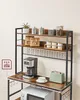 A kitchen organizer shelf with appliances and canisters. Náhled obrázku produktu