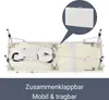 Juskys 3-zónový masážní stůl - skládací a výškově Náhled obrázku produktu 5