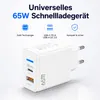 65W USB-C GaN Ladegerät – 2-Port Schnellladeadapter mit Produktbild-Vorschau 5