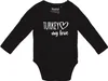 Huuraa Baby Body Turkey my love 80 Black  Baumwolle Produktbild-Vorschau 1