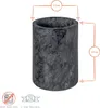 Weinflaschenkühler aus Marmor - 13cm - Schwarz Produktbild-Vorschau 3