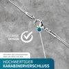 Schlangenkette 5 mm Edelstahlkette Halskette Silber 80 cm Produktbild-Vorschau 6