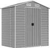 vidaXL Szopa ogrodowa jasnoszara 191x130x198 cm Stal Podgląd zdjęcia produktu 1