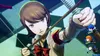A character from the video game Persona 3 Reload is shown aiming a bow and arrow, with game UI elements visible on the right. Produktbild-Vorschau