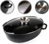ALUGUSS Bräter Schmortopf mit Glasdeckel 8,3l  39 x 26,5 x Produktbild-Vorschau 1