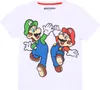 Kurzarm-T-Shirt für Kinder Super Mario Mario and Luigi Weiß Produktbild-Vorschau 4